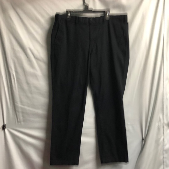 Gap for good gap black dress pants 40x32 essential khaki straight like new - Picture 1 of 11